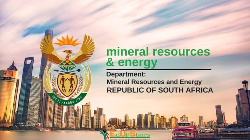 X18 VARIOUS VACANCIES AT THE DEPARTMENT OF MINERAL RESOURCES AND ENERGY CLOSING 28 OCTOBER 2022