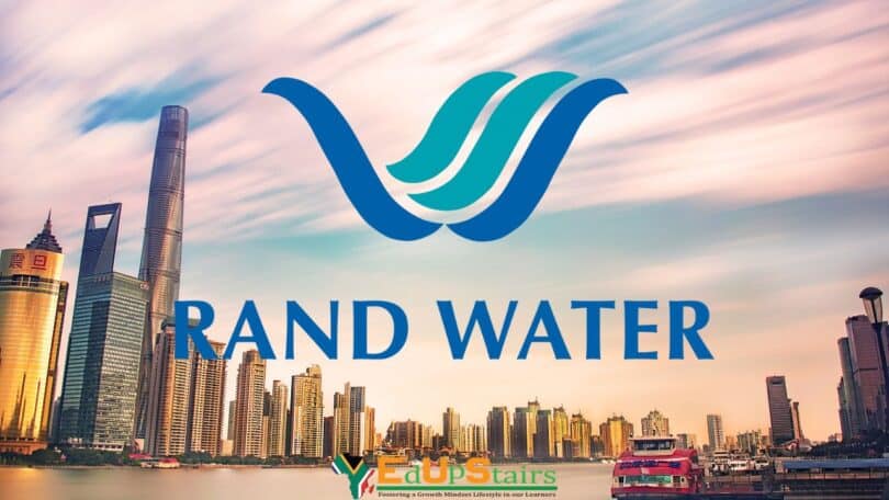RAND WATER LEARNERSHIP (X15 POSTS): WATER AND WASTEWATER RETICULATION SERVICES | APPLY WITH GRADE 12