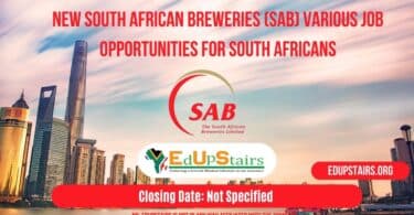 NEW SOUTH AFRICAN BREWERIES (SAB) VARIOUS JOB OPPORTUNITIES FOR SOUTH AFRICANS