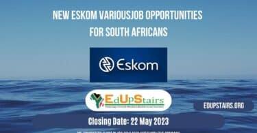 NEW ESKOM VARIOUS JOB OPPORTUNITIES FOR SOUTH AFRICANS CLOSING 22 MAY 2023