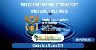X14 TVET COLLEGES VARIOUS LECTURING / TEACHING POSTS CLOSING 15 JUNE 2023