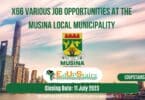X66 VARIOUS JOB OPPORTUNITIES AT THE MUSINA LOCAL MUNICIPALITY CLOSING 11 JULY 2023