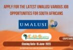 APPLY FOR THE LATEST UMALUSI VARIOUS JOB OPPORTUNITIES FOR SOUTH AFRICANS CLOSING 16 JUNE 2023