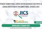 INDEPENDENT CORRECTIONAL CENTRE VISITOR VACANCIES (X60 POSTS) AT THE JUDICIAL INSPECTORATE FOR CORRECTIONAL SERVICES (JICS)