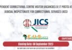 INDEPENDENT CORRECTIONAL CENTRE VISITOR VACANCIES (X17 POSTS) AT THE JUDICIAL INSPECTORATE FOR CORRECTIONAL SERVICES (JICS)