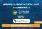 X89 NURSING ASSISTANT VACANCIES AT THE LIMPOPO DEPARTMENT OF HEALTH