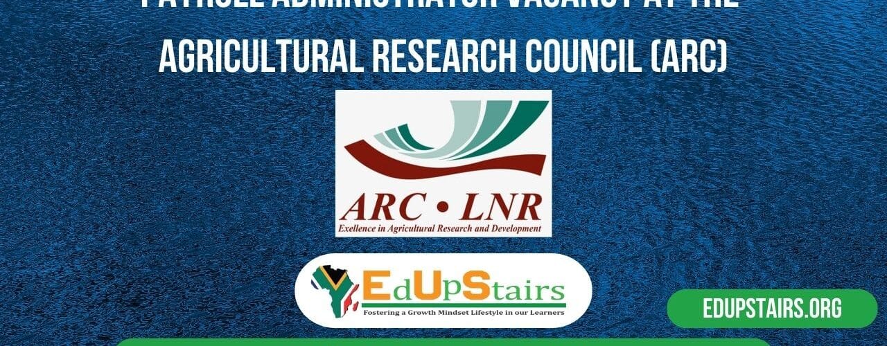 PAYROLL ADMINISTRATOR VACANCY AT THE AGRICULTURAL RESEARCH COUNCIL (ARC)