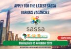 APPLY FOR THE LATEST SASSA VARIOUS VACANCIES CLOSING 15 NOVEMBER 2023