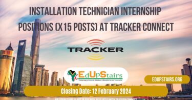 INSTALLATION TECHNICIAN INTERNSHIP POSITIONS (X15 POSTS) AT TRACKER CONNECT