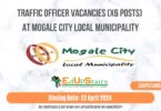 TRAFFIC OFFICER VACANCIES (X6 POSTS) AT MOGALE CITY LOCAL MUNICIPALITY