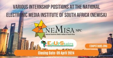 VARIOUS INTERNSHIP POSITIONS AT THE NATIONAL ELECTRONIC MEDIA INSTITUTE OF SOUTH AFRICA (NEMISA)