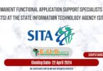 PERMANENT FUNCTIONAL APPLICATION SUPPORT SPECIALISTS (X9 POSTS) AT THE STATE INFORMATION TECHNOLOGY AGENCY (SITA)