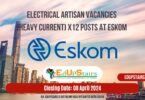 ELECTRICAL ARTISAN VACANCIES (HEAVY CURRENT) X12 POSTS AT ESKOM