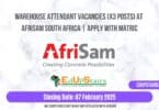 Warehouse Attendant Vacancies (X3 Posts) at AfriSam South Africa | Apply with Matric