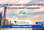 Call Centre Agent Vacancies (X9 Posts) at the Companies and Intellectual Property Commission (CIPC)