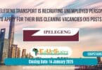 Ipelegeng Transport is Recruiting Unemployed Persons to Apply for their Bus Cleaning Vacancies (X5 Posts)