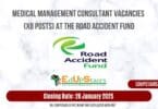 Medical Management Consultant Vacancies (X8 Posts) at the Road Accident Fund