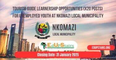 Tourism Guide Learnership Opportunities (X20 Posts) for Unemployed Youth at Nkomazi Local Municipality