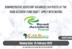 Administrative Assistant Vacancies (X4 Posts) at the Road Accident Fund (RAF) | Apply with Matric
