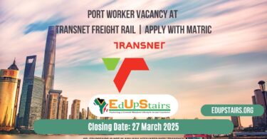 Port Worker Vacancy at Transnet Freight Rail | Apply with Matric