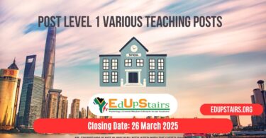 Post Level 1 Various Teaching Posts Closing on the 26th March 2025