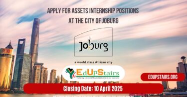 Apply for Assets Internship Positions at the City of Joburg
