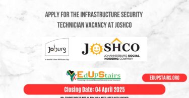 Apply for the Infrastructure Security Technician Vacancy at JOSHCO