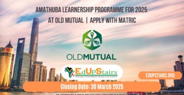 Amathuba Learnership Programme for 2025 at Old Mutual | Apply with Matric