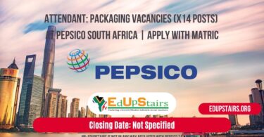 Attendant: Packaging Vacancies (X14 Posts) at PepsiCo South Africa | Apply with Matric