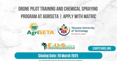 Drone Pilot Training and Chemical Spraying Program at AgriSETA | Apply with Matric
