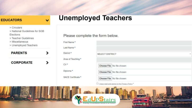 How to Register for the Eastern Cape Qualified Unemployed Educators Database in 2025