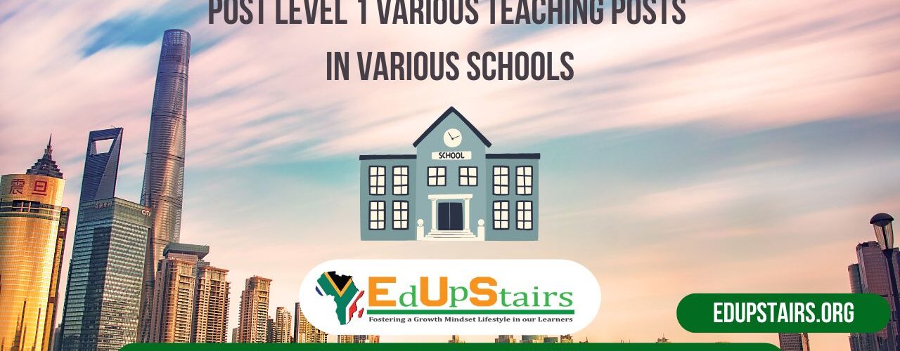 Post Level 1 Various Teaching Posts Closing on the 7th April 2025