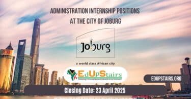 Administration Internship Positions at the City of Joburg