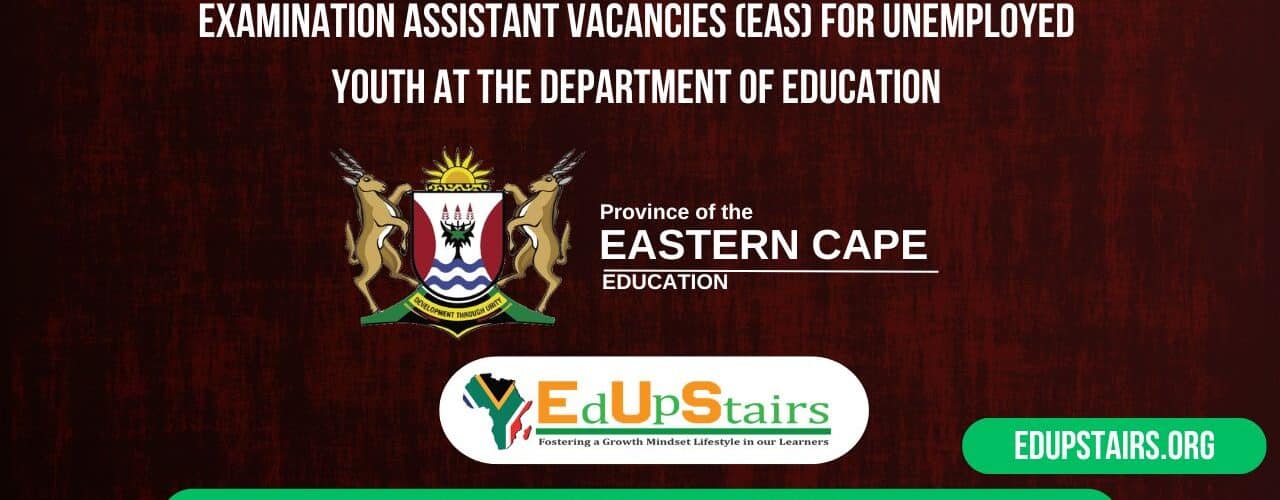 Examination Assistant Vacancies (EAs) for Unemployed Youth at the Department of Education