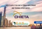 How to Apply for CHIETA Funded Employment and Training Opportunities