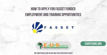 How to Apply for FASSET Funded Employment and Training Opportunities