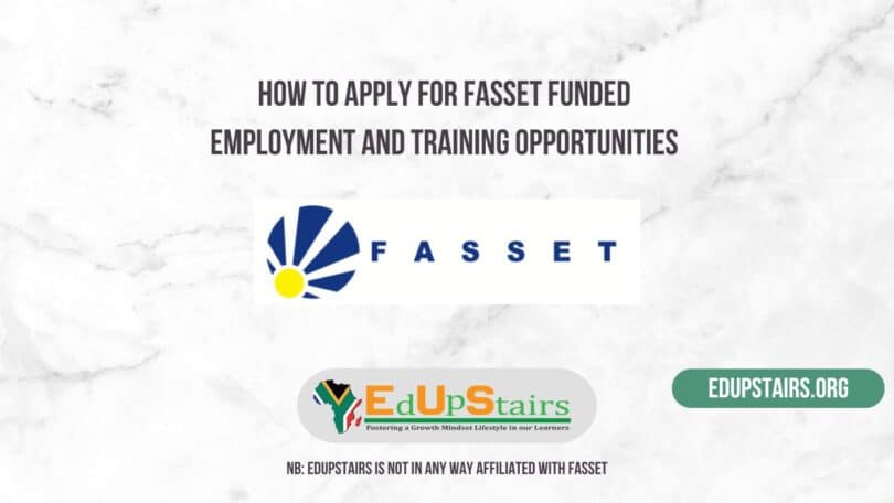 How to Apply for FASSET Funded Employment and Training Opportunities