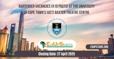 Bartender Vacancies (X10 Posts) at the University of Cape Town’s (UCT) Baxter Theatre Centre