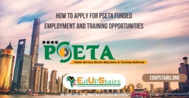 How to Apply for PSETA Funded Employment and Training Opportunities