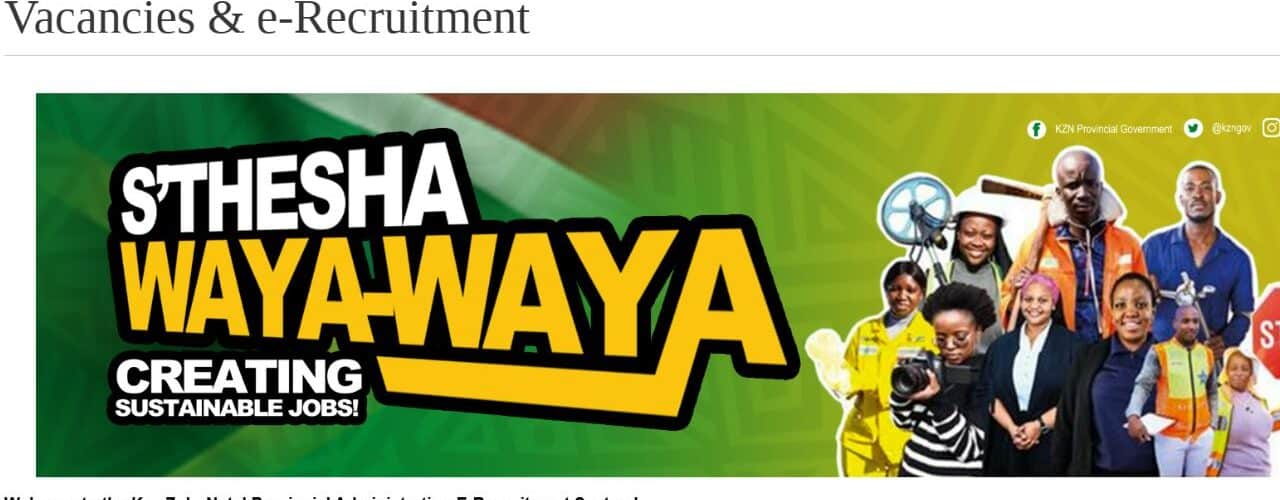 How to Register on the KwaZulu-Natal e-Recruitment Database for Government Jobs | S’thesha Waya-Waya