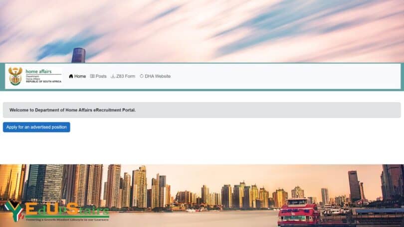 How to Register on the Department of Home Affairs e-Recruitment Portal for Government Jobs