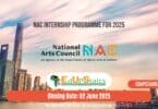 NAC Internship Programme for 2025