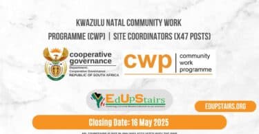 KwaZulu Natal Community Work Programme (CWP) | Site Coordinators (X47 Posts)