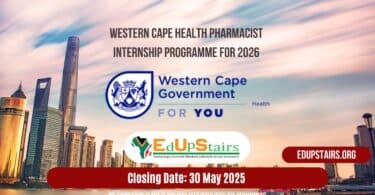 Western Cape Health Pharmacist Internship Programme for 2026