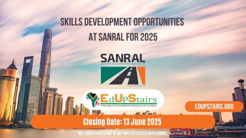 Skills Development Opportunities at SANRAL for 2025