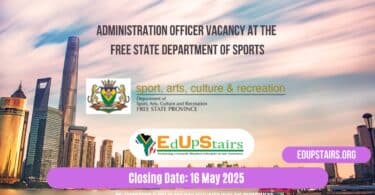 Administration Officer Vacancy at the Free State Department of Sports