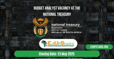 Budget Analyst Vacancy at the National Treasury
