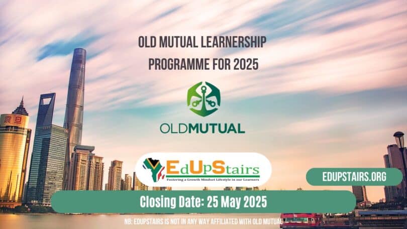 Old Mutual Learnership Programme for 2025
