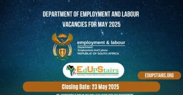 Department of Employment and Labour Vacancies for May 2025