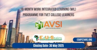 18-Month Work Integrated Learning (WIL) Programme for TVET College Learners